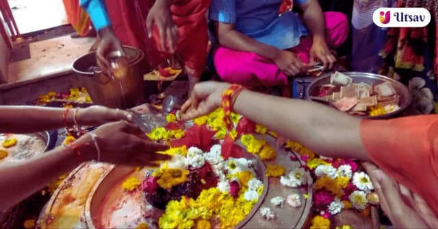 Hindu temple and puja ritual 5